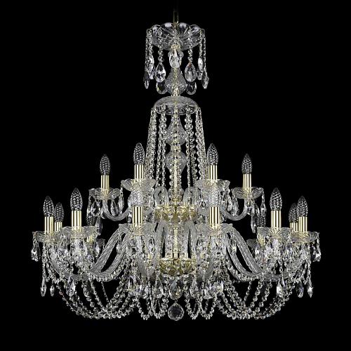 Подвесная люстра Bohemia Ivele 1402/12+6/300/XL-91/2d G