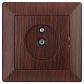 Розетка TV ЭРА Intro Solo венге 4-301-10 Б0043373 - фото №1