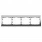 Рамка 4-постовая Legrand Galea Life хром 771934 - фото №1