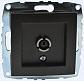 Розетка TV концевая Mono Electric Despina/ Larissa экран графит 500-002005-138 - фото №1