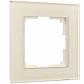 Рамка на 1 пост Werkel Favorit молочный W0011141 4690389183362 - фото №1
