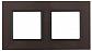 Рамка 2-постовая ЭРА Elegance 14-5102-13 Б0034493 - фото №1