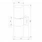Уличный настенный светильник Elektrostandard Roil 35125/D a055636 - фото №2