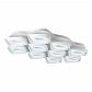 Потолочная светодиодная люстра iLedex Flying FS-012-X10 240W WH - фото №3