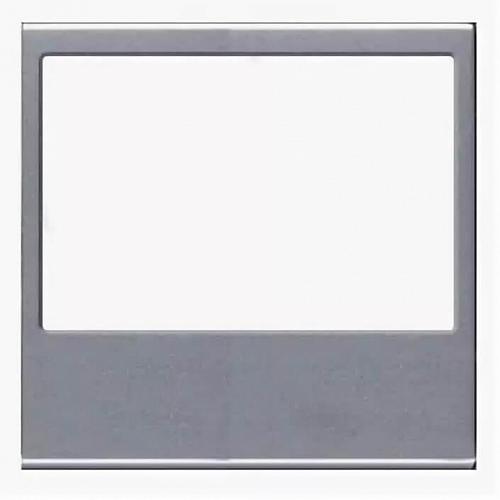 Лицевая панель ABB Zenit FM-радио серебро 2CLA226800N1301