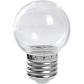 Лампа светодиодная Feron E27 1W 6400K прозрачная LB-37 38120 - фото №1