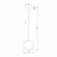 Подвесной светильник Elektrostandard Grollo 50120/1 черный 4690389187117 - фото №2