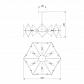 Потолочная люстра Eurosvet Origami 60121/6 латунь Smart - фото №2