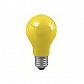Лампа накаливания AGL Е27, 25W груша желтая 40022 - фото №1