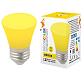 Лампа светодиодная Volpe E27 1W желтая LED-D45-1W/YELLOW/E27/FR/С BELL UL-00005641 - фото №1