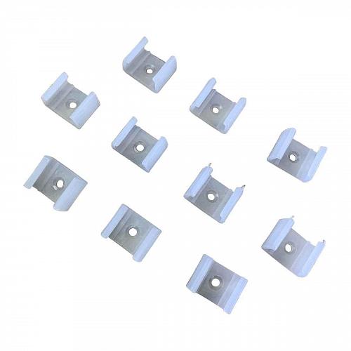 Держатель для светодиодного неона 10*18,5мм Apeyron (10 шт.) 09-90-10