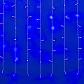 Уличная светодиодная гирлянда Uniel занавес 220V синий ULD-C3020-240/STK Blue IP44 UL-00007211 - фото №1