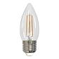 Лампа светодиодная филаментная диммируемая Uniel E27 5W 3000K прозрачная LED-C35-5W/WW/E27/CL/DIM UL-00003643 - фото №1