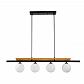 Подвесная люстра Indigo Mitezza 10013/4P Black V000193 - фото №2
