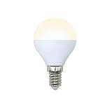 Лампочка Volpe LED-G45-6W/WW/E14/FR/O