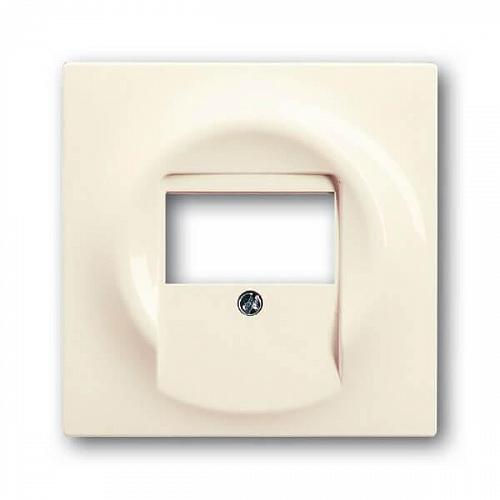 Лицевая панель ABB Impuls розетки UAE/TAE слоновая кость 2CKA001753A0055