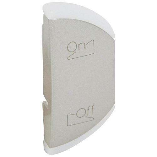 Клавиша правая Legrand Celiane ON/OFF освещение и звуковая трансляция титановая 068452