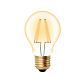 Лампа светодиодная филаментная Uniel E27 6W 2250K прозрачная LED-A60-6W/GOLDEN/E27 GLV21GO UL-00002355 - фото №1