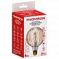 Лампа светодиодная филаментная Thomson E27 4W 1800K шар прозрачная TH-B2191 - фото №2