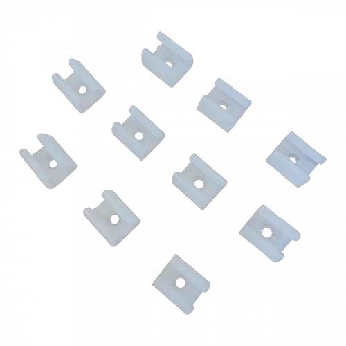 Держатель для светодиодного неона 8*16,5мм Apeyron (10 шт.) 09-88-10