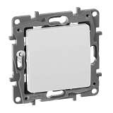 Выключатель одноклавишный Legrand Etika 10A 250V белый 672201