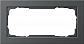Рамка 2-модульная Gira E2 антрацит 100223 - фото №1