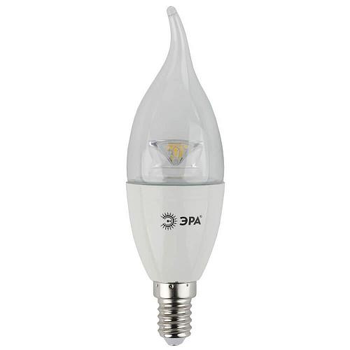 Лампа светодиодная ЭРА E14 7W 4000K прозрачная LED BXS-7W-840-E14-Clear Б0028484