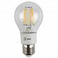 Лампа светодиодная филаментная ЭРА E27 5W 2700K прозрачная F-LED A60-5W-827-E27 Б0012535 - фото №1