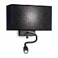 Настенный светильник Ideal Lux Hotel AP2 All Black 215709 - фото №1