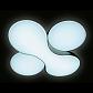 Потолочный светодиодный светильник Ambrella light Orbital Granule FG1055/1 WH 52W D360*360 - фото №3