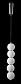 Подвесной светодиодный светильник Crystal Lux Desi SP5 Chrome/White - фото №2