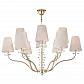 Подвесная люстра Crystal Lux ARMANDO SP6+6 GOLD - фото №1