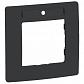 Рамка 1-постовая Legrand Etika с держателем для маркировки антрацит 672586 - фото №1