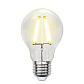 Лампа светодиодная филаментная Uniel E27 8W 4000K прозрачная LED-A60-8W/NW/E27/CL GLA01TR UL-00002212 - фото №1