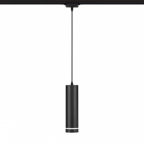 Трековый светодиодный светильник Eurosvet Topper 50163/1 LED черный
