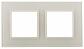 Рамка 2-постовая ЭРА Elegance 14-5102-02 Б0034489 - фото №1