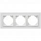 Рамка 3-постовая Efapel Logus 90 Animato белый/белый 90930 TBB - фото №1