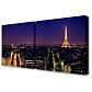Модульная картина Ночной Париж Toplight 50x100см TL-D4004 - фото №1