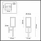 Уличный настенный светильник Odeon Light Argos 4168/1W - фото №2