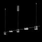 Подвесной светодиодный светильник Crystal Lux Tristan SP5 L1200 Black - фото №2