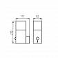 Фасадный светильник с датчиком Kanlux VADRA 21L-UP SE 29011 - фото №4