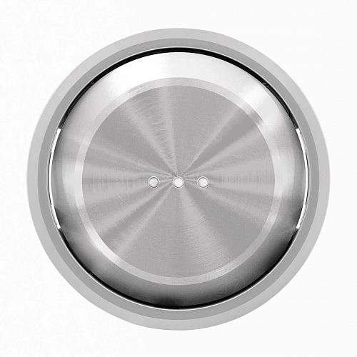 Лицевая панель ABB Sky Moon выключателя одноклавишного с подсветкой хром 2CLA860130A1401