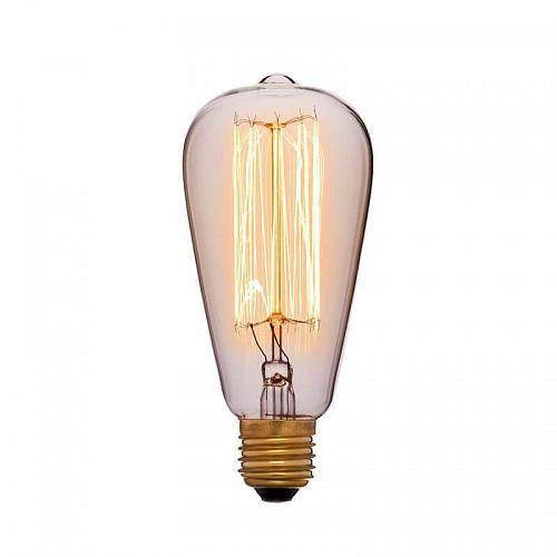 Лампа накаливания E27 60W прозрачная 053-242a