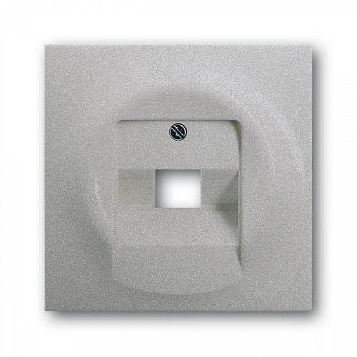 Лицевая панель ABB Impuls розетки UAE серебристо-алюминиевый 2CKA001753A0087