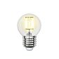 Лампа светодиодная филаментная Uniel E27 5W 4000K LED-G45-5W/NW/E27/CL/DIM GLA01TR UL-00002871 - фото №1