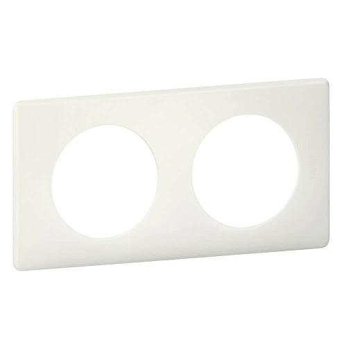 Рамка 2-постовая Legrand Celiane белая перкаль 066702