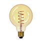 Лампа светодиодная филаментная Uniel E27 4W 2250K прозрачная LED-G95-4W/GOLDEN/E27/CW GLV21GO UL-00001818 - фото №1