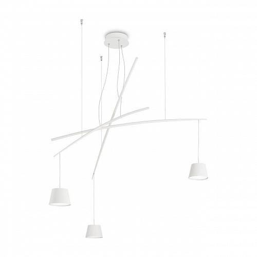 Подвесная люстра Ideal Lux Fish SP3 Bianco 196961