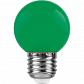 Лампа светодиодная Feron E27 1W зеленая LB-37 25117 - фото №2