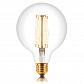Лампа светодиодная филаментная диммируемая E27 4W 1800K прозрачная 056-793 - фото №1